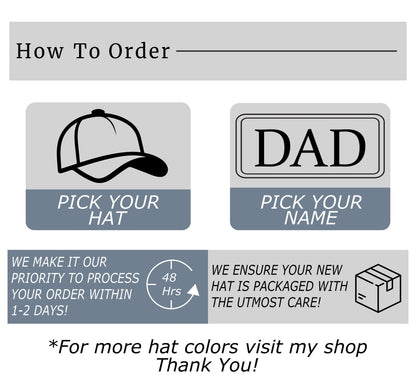 Personalized Grandpa Dad Pops Papaw Hunting Snapback Hat With Leather Patch